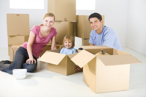 Man with van service loading furniture for a London move