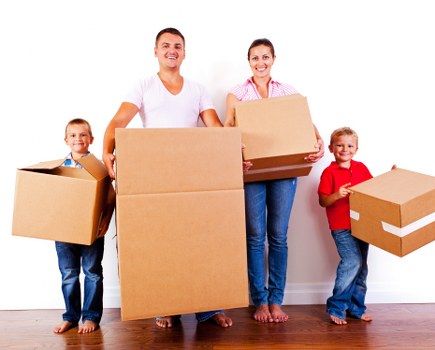 Furniture pick-up service for a London home with bulky items ready for collection