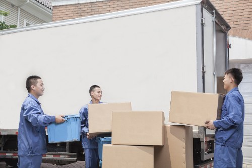 Commercial relocation with a van in central London