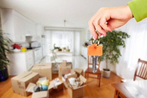 London commercial movers handling office furniture and workstations
