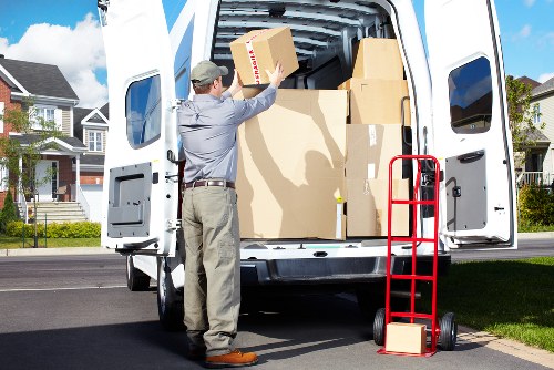 Fragile household items packed and protected for transport