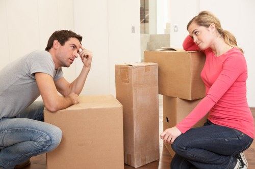 Navigating stairs and access challenges during a London flat move